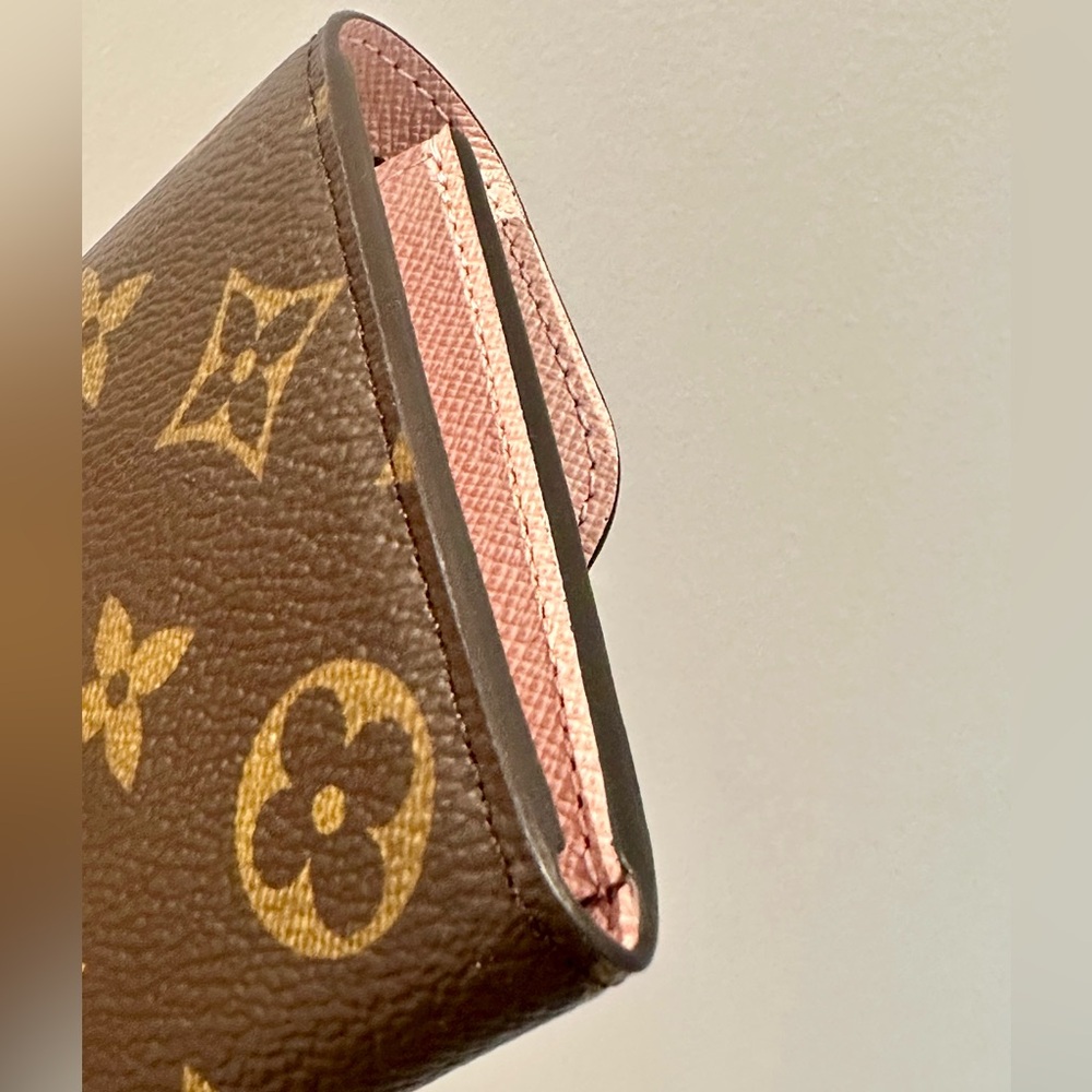 Louis Vuitton Monogram Emilie Wallet Rose Ballerine - Picture 6 of 9